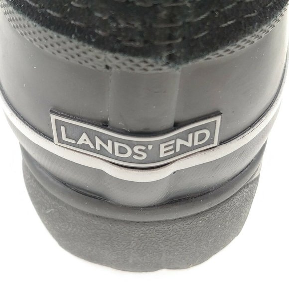 Lands End Womens Alpine Fur Cuff Snow Boots Gray 7 - Picture 11 of 11